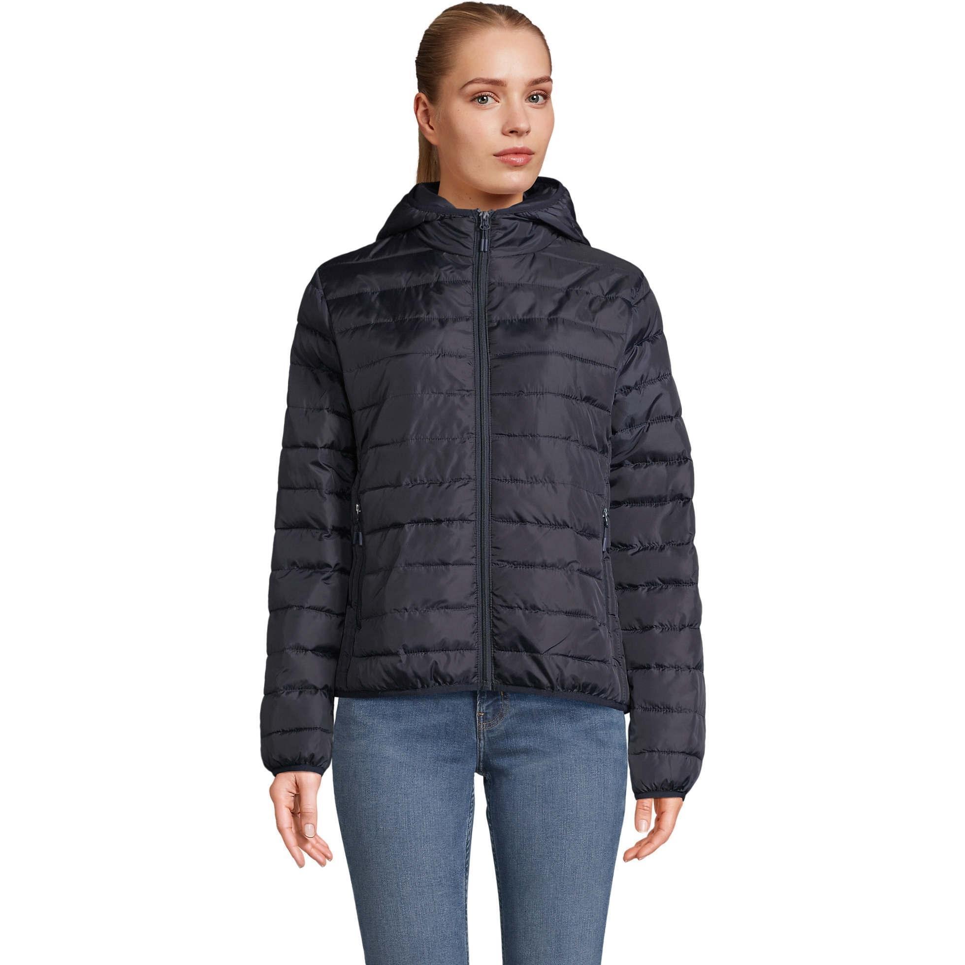 Куртка женская Sol’s STREAM HOODED WOMEN 04445323 XXL темно-синий фото 1