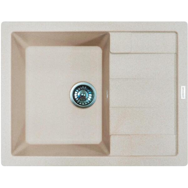 Мойка кухонная Adamant Anila, искуственный камень, 645х495х200мм (182496100306)