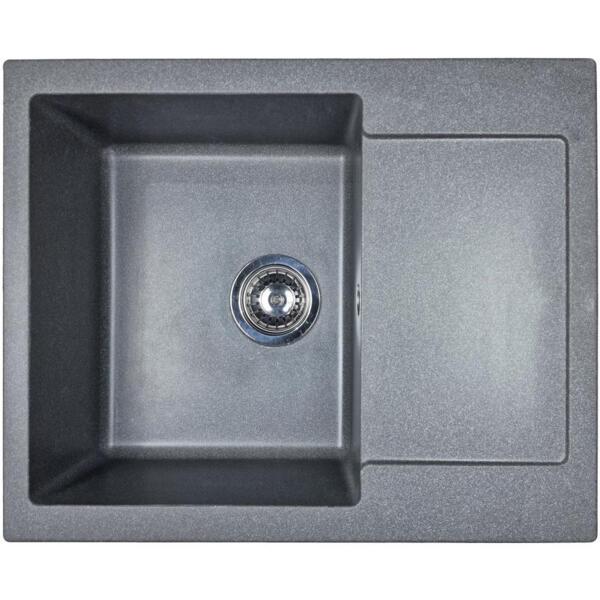 

Мойка кухонная Adamant Minimal, искуственный камень, 615х495х200мм (1824296102304)