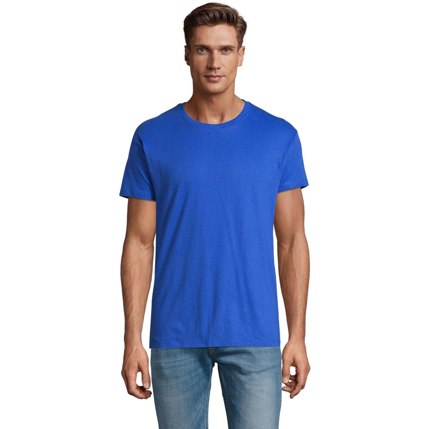 Футболка бавовняна Sol’s Regent 11380241 S яскраво-синя