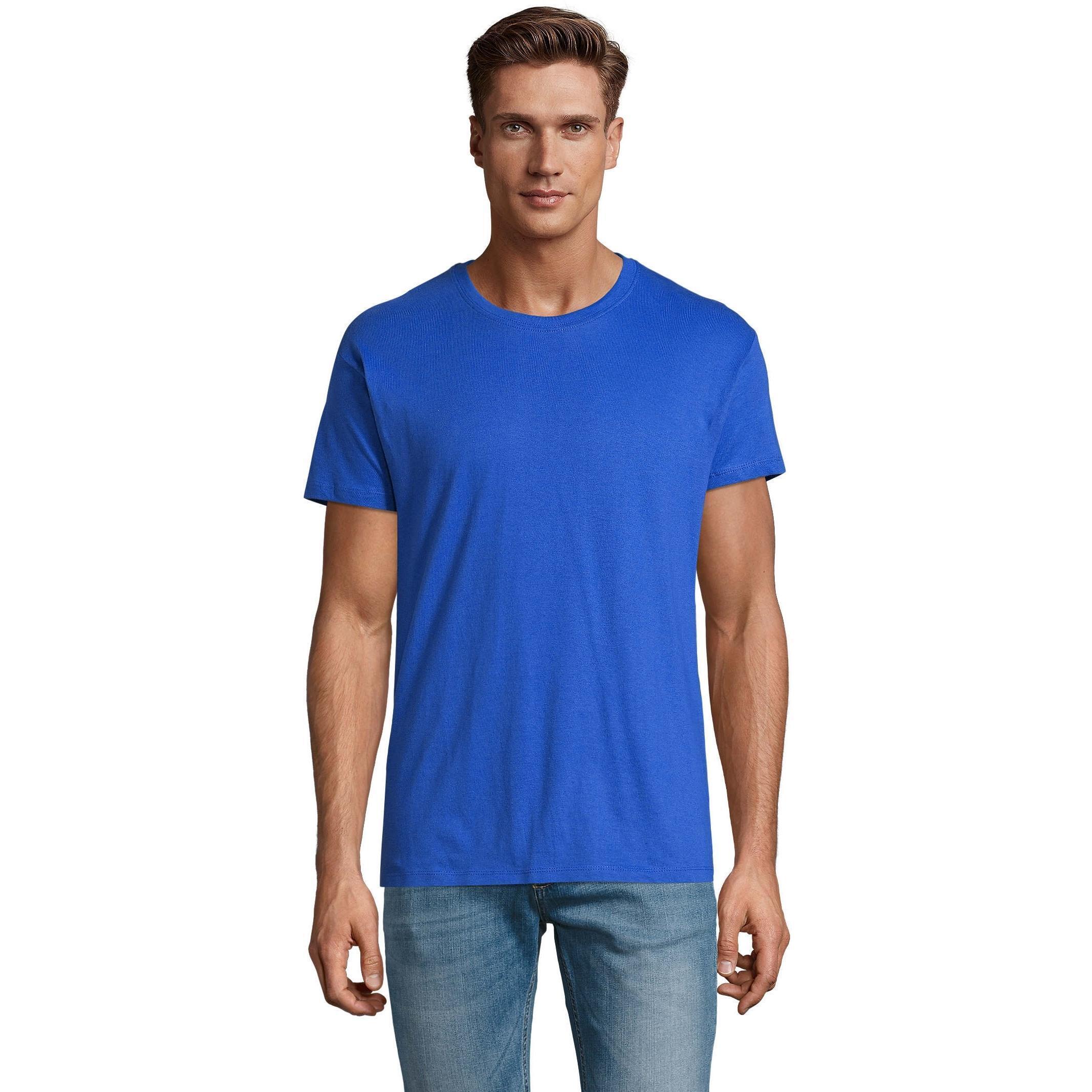 Футболка хлопковая Sol’s Regent 11380241 XL ярко-синая фото 1