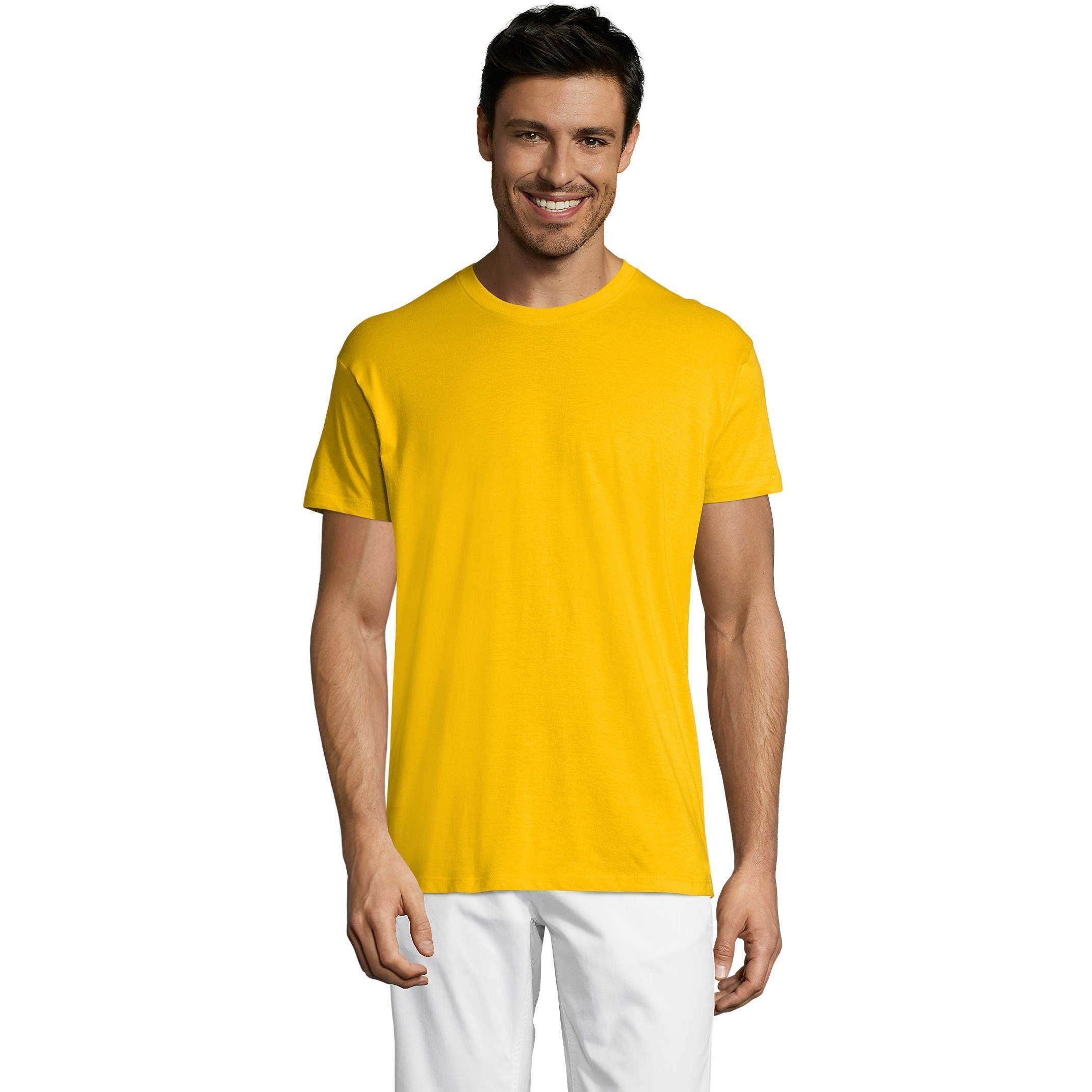 Футболка хлопковая Sol’s Regent 11380301 XXL желтый фото 1