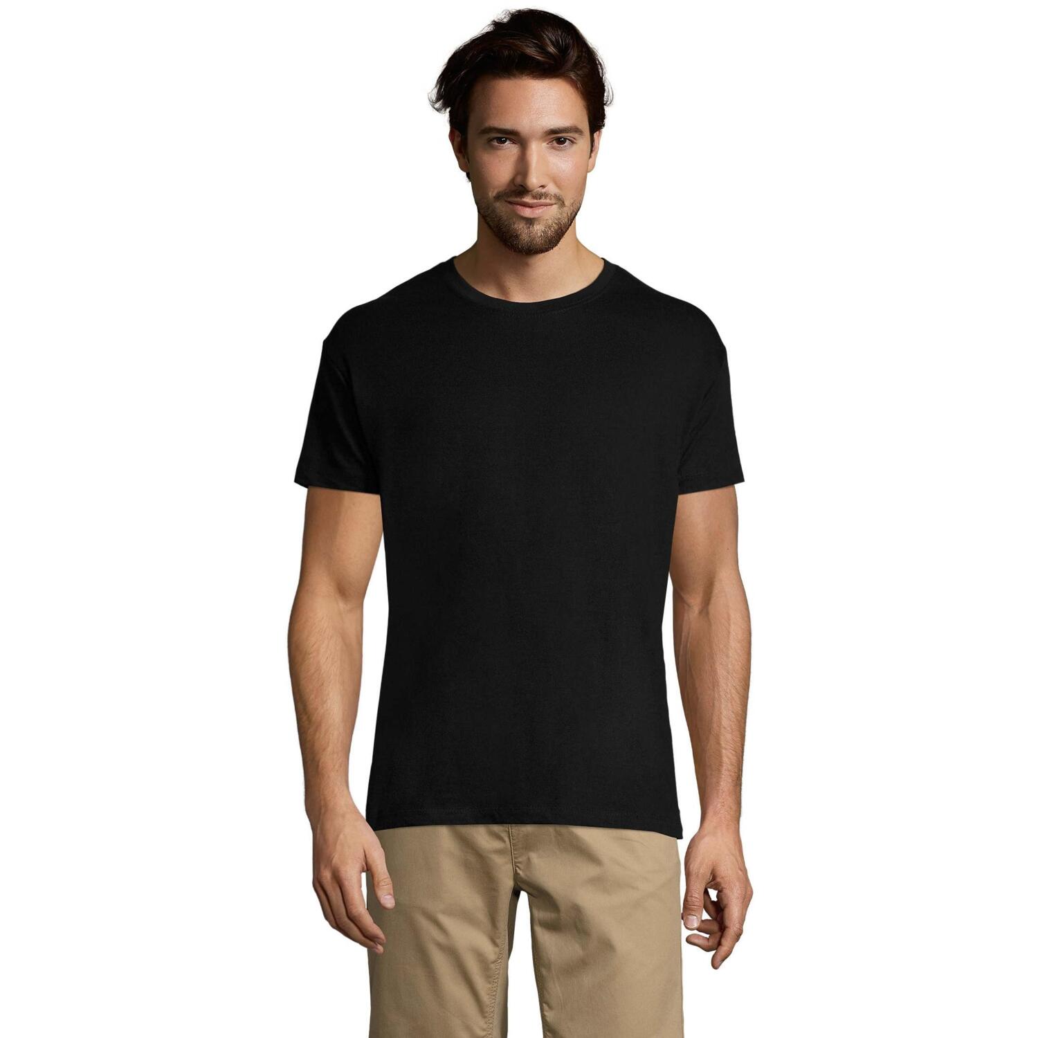 Футболка хлопковая Sol’s Regent 11380309 3XL насыщенный черный