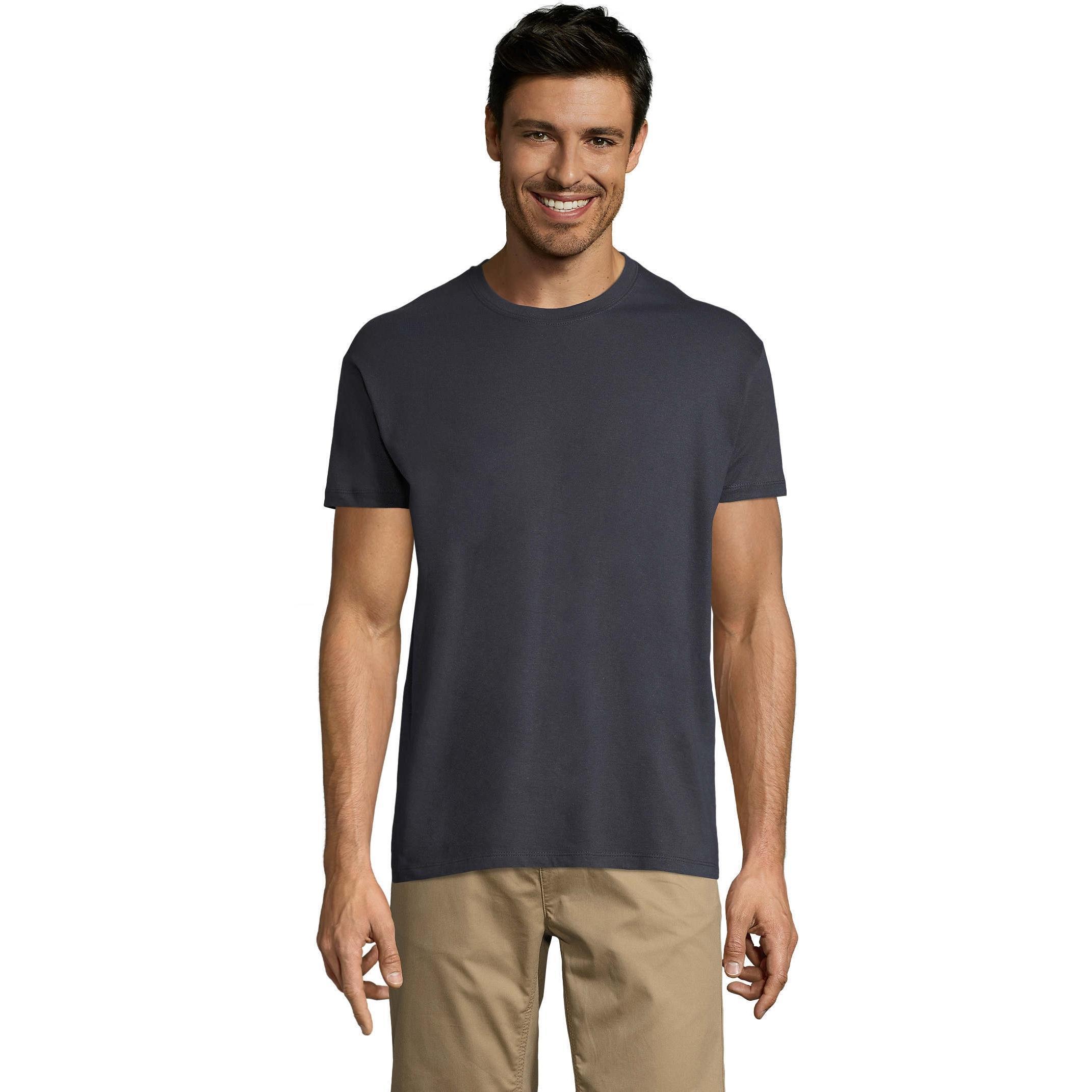 Футболка хлопковая Sol’s Regent 11380381 S графитовый фото 1