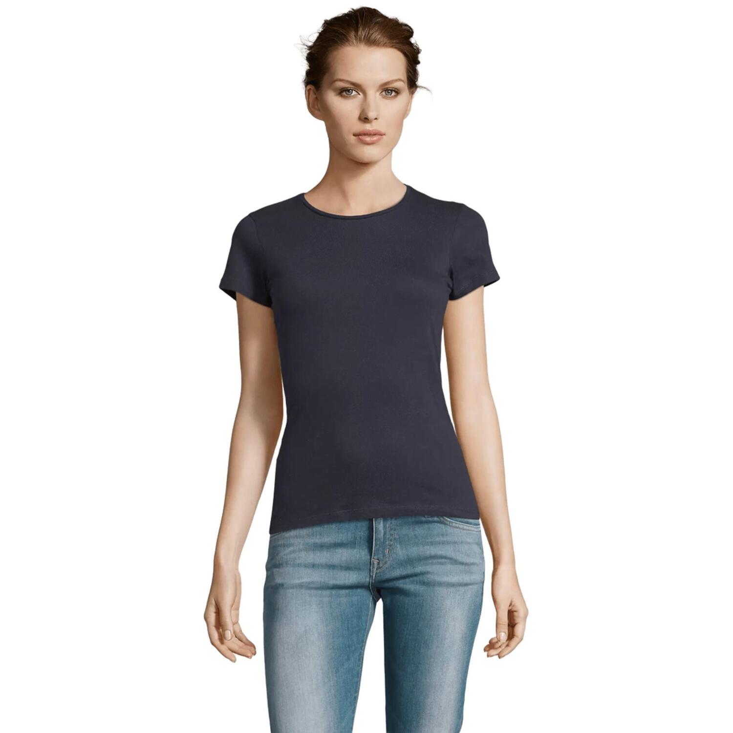 Футболка женская хлопковая Sol’s MISS 11386318 L темно-синий