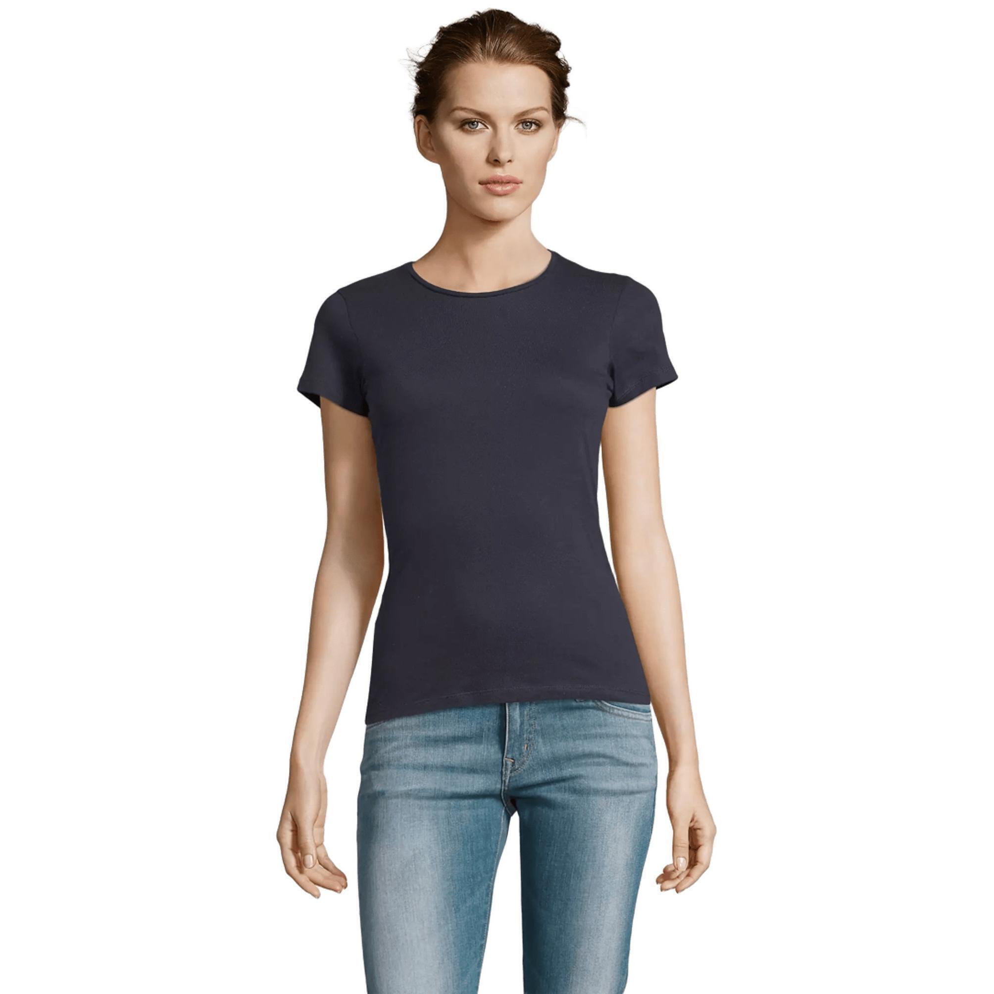 Футболка женская хлопковая Sol’s MISS 11386318 M темно-синий фото 1