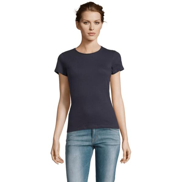 Футболка бавовняна жіноча Sol’s MISS 11386318 XXL темно-синійфото