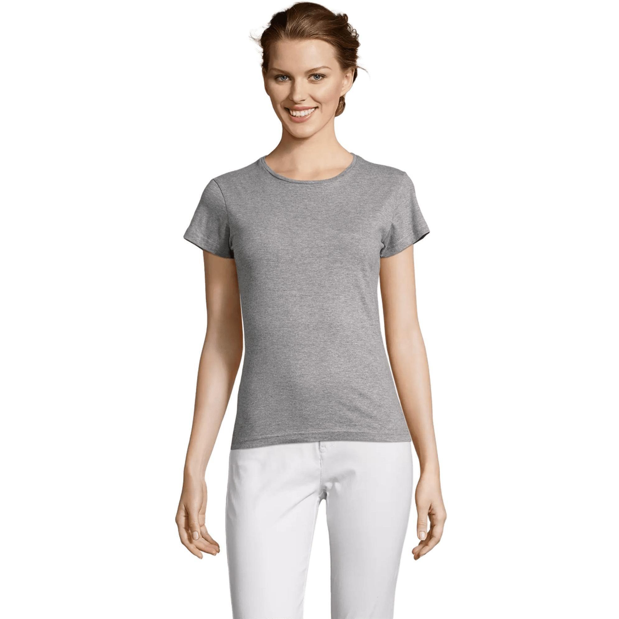 Футболка жіноча Sol’s MISS 11386350 M сірий меланжфото1