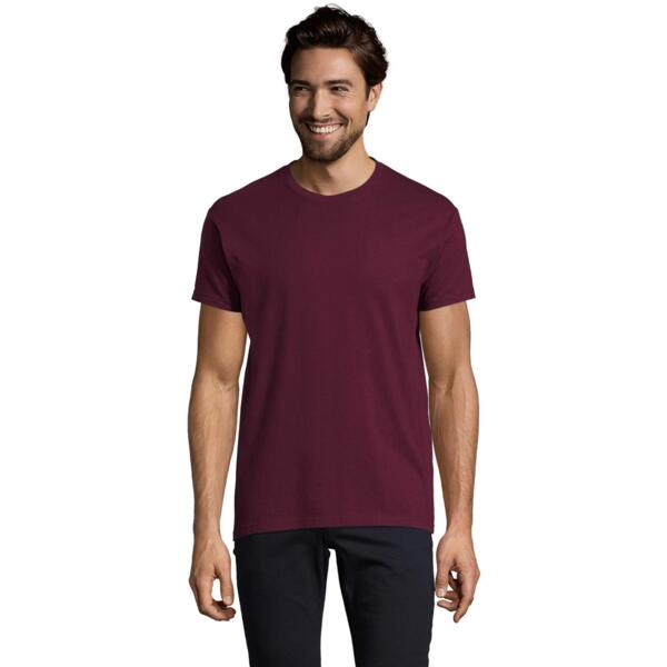 Футболка хлопковая мужская Sol’s Imperial 11500146 M бордовый фото 
