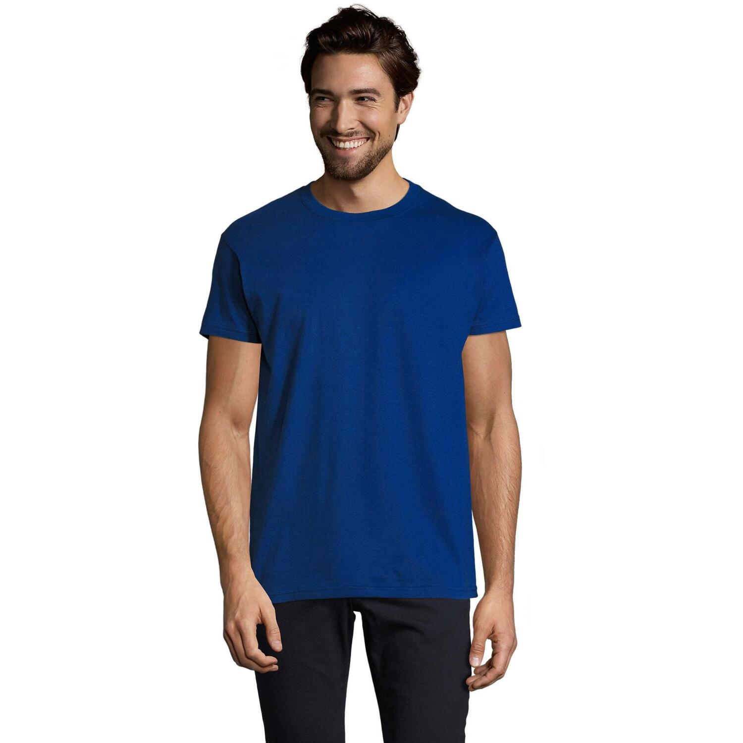 Футболка бавовняна чоловіча Sol’s Imperial 11500238 XL ультрамарин