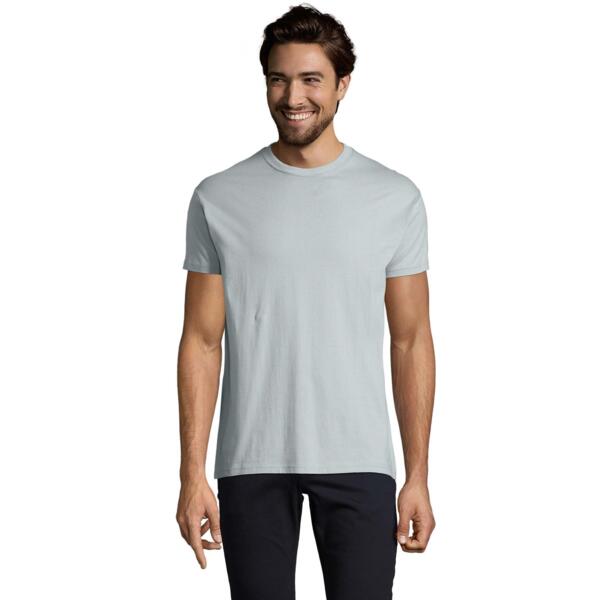 

Футболка хлопковая мужская Sol’s Imperial 11500245 M серо-голубой