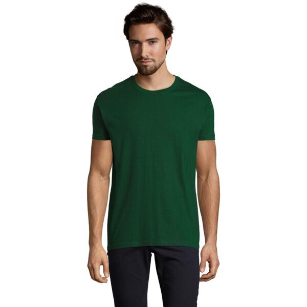 

Футболка хлопковая мужская Sol’s Imperial 11500264 M темно-зеленый