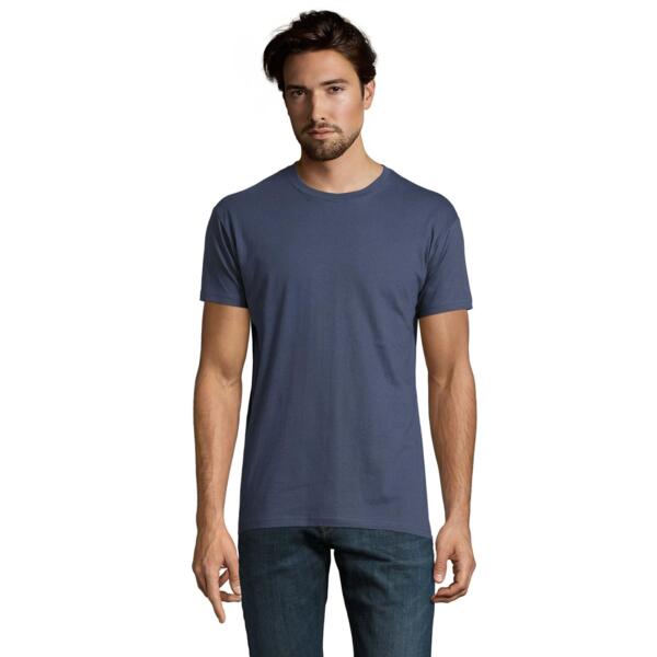 

Футболка хлопковая мужская Sol’s Imperial 11500244 S джинсовый