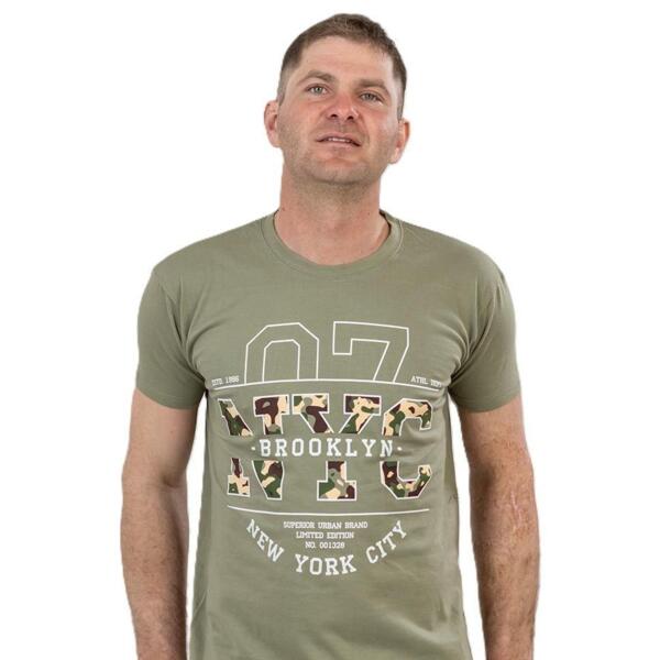 

Футболка мужская хлопковая Sol’s Imperial 11500268/96 M хаки