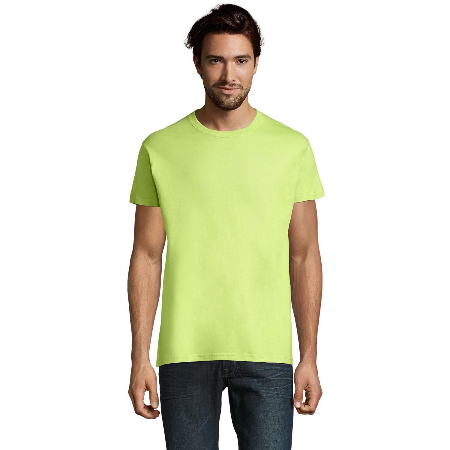 Футболка бавовняна чоловіча Sol’s Imperial 11500280 M зелений