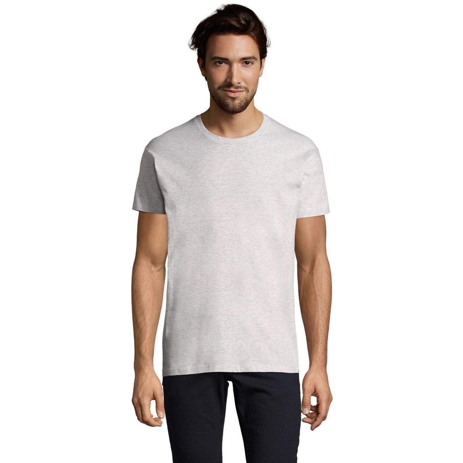 Футболка чоловіча Sol’s Imperial 11500300 S світло-сірий меланж