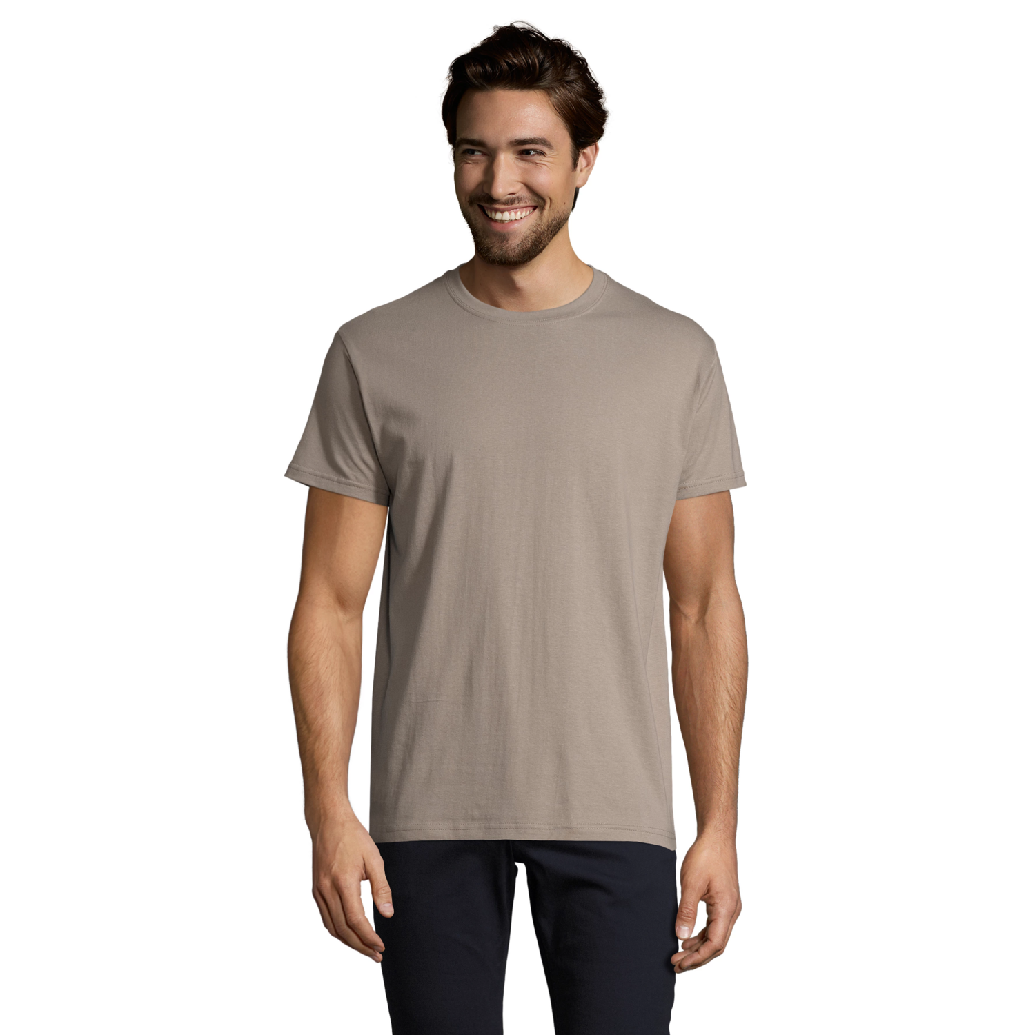 Футболка бавовняна чоловіча Sol’s Imperial 11500330 L світло-армійський