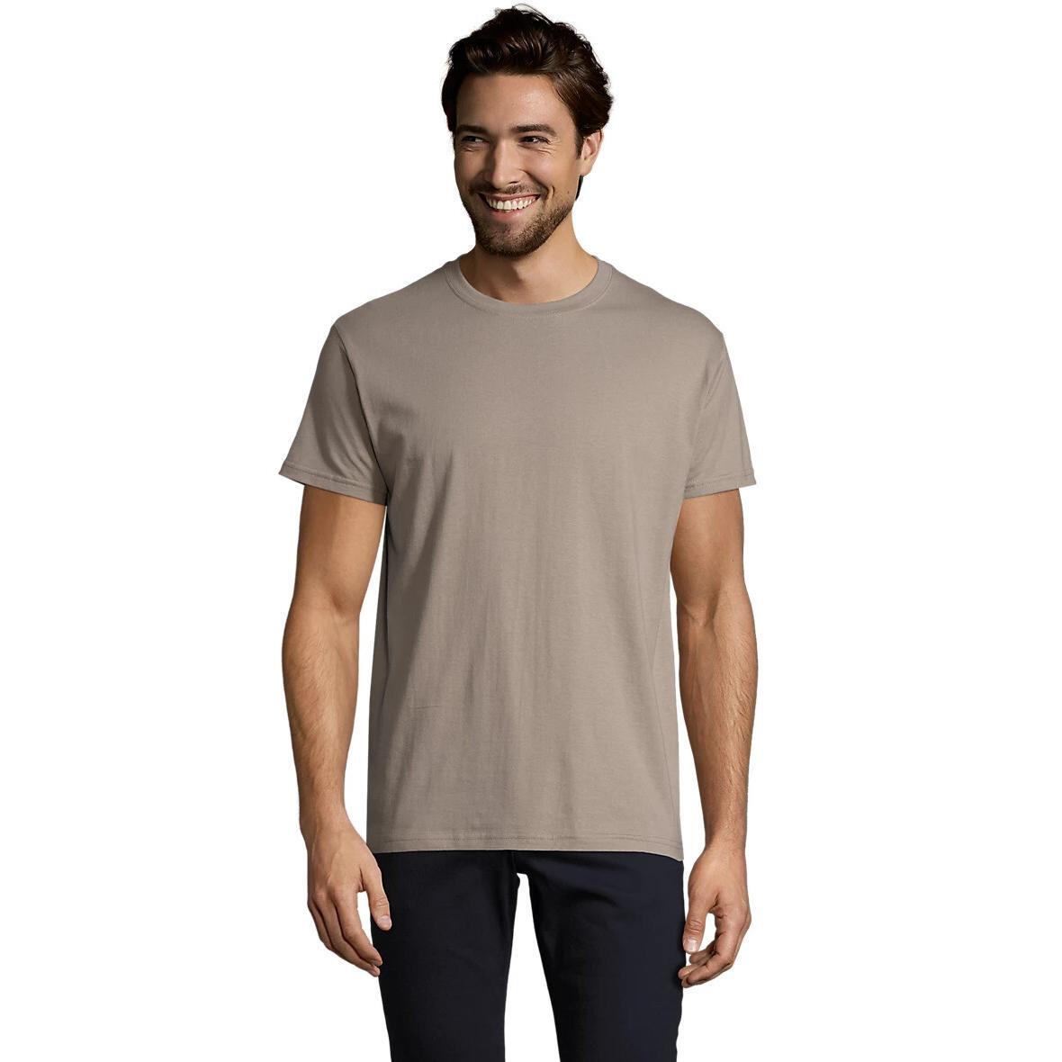 Футболка бавовняна чоловіча Sol’s IMPERIAL 11500380 L світло-сірийфото1