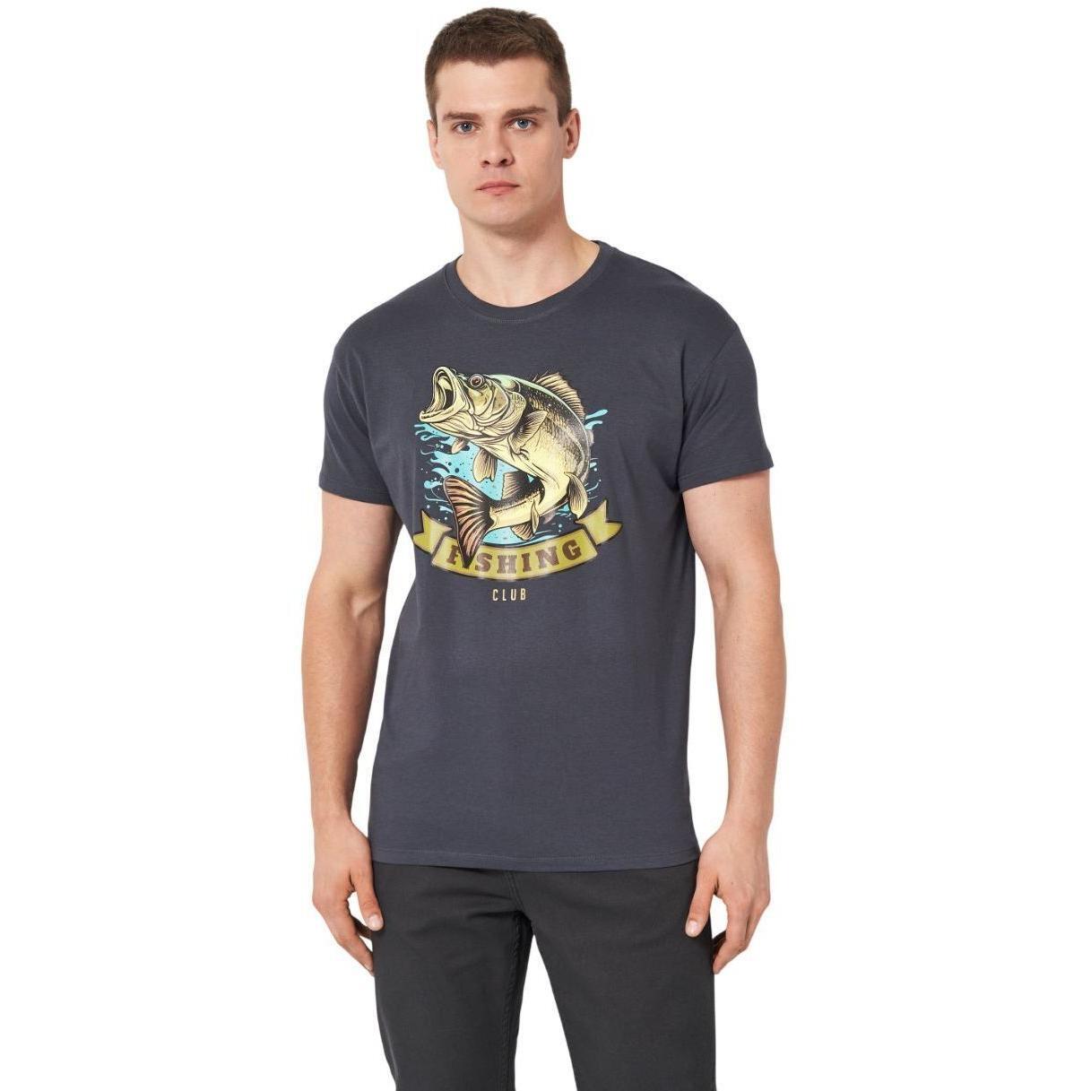 Футболка хлопковая мужская Sol’s Imperial 11500381/401 L графитовый фото 1