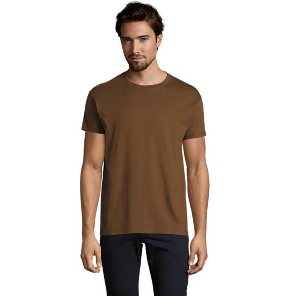 Футболка хлопковая мужская Sol’s Imperial 11500397 L темно-коричневый фото 