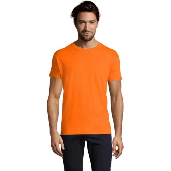 Футболка хлопковая мужская Sol’s Imperial 11500400 XL оранжевый фото 
