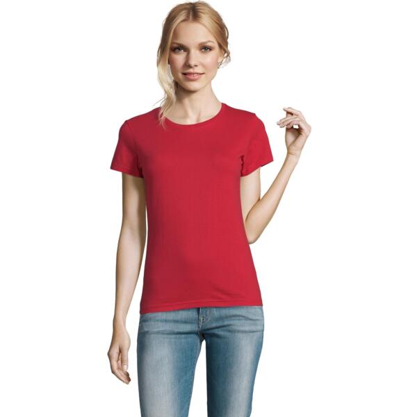 Футболка женская хлопковая Sol’s Imperial women 11502145 S красный фото 