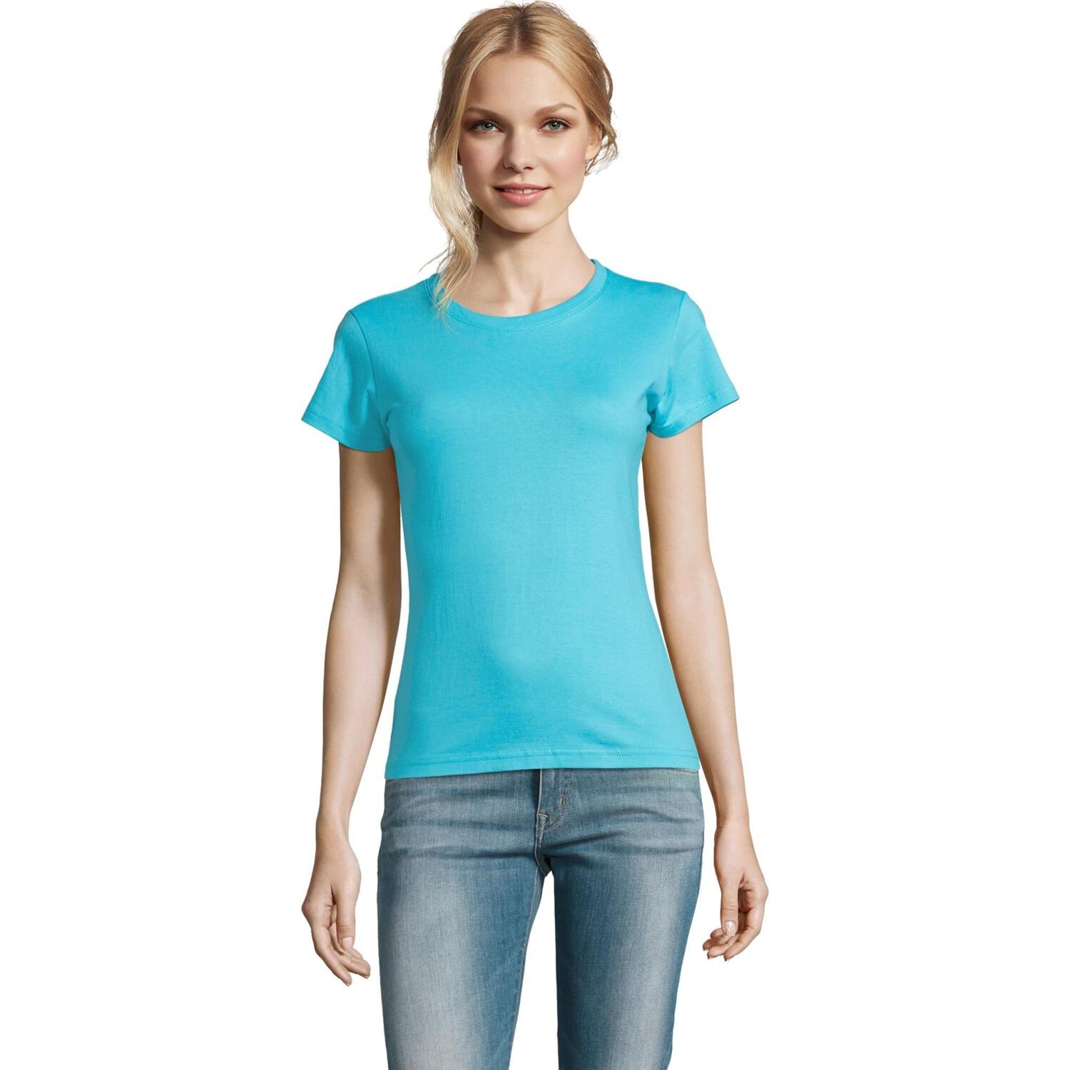 Футболка женская хлопковая Sol’s IMPERIAL WOMEN 11502225 L бирюзовый