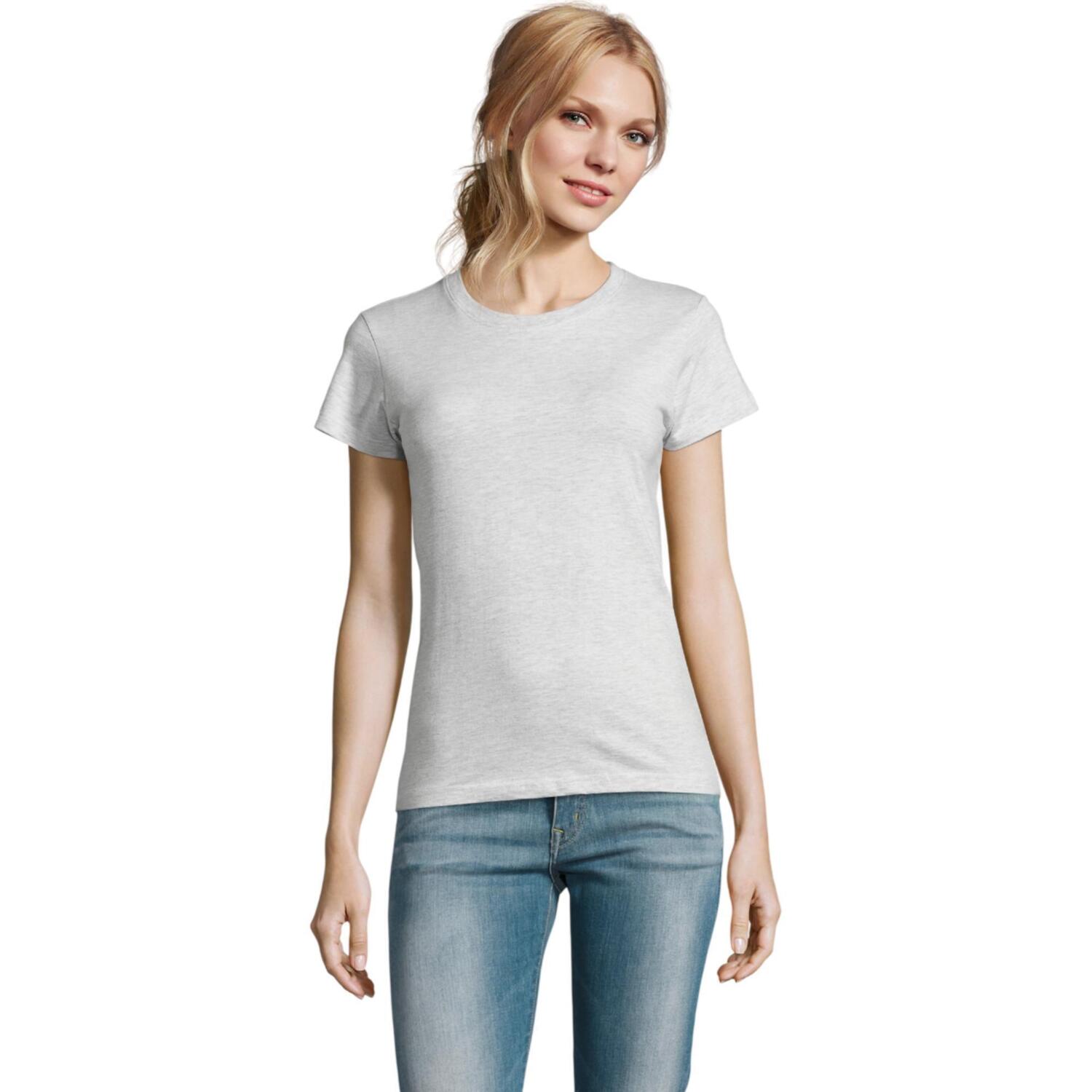 Футболка жіноча Sol’s Imperial women 11502300 XXL світло-сірий меланж