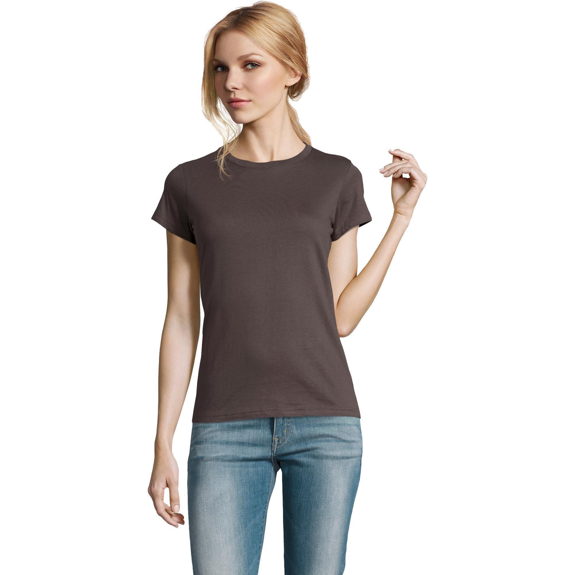 Футболка женская хлопковая Sol’s Imperial women 11502384 XL темно-серый фото 1