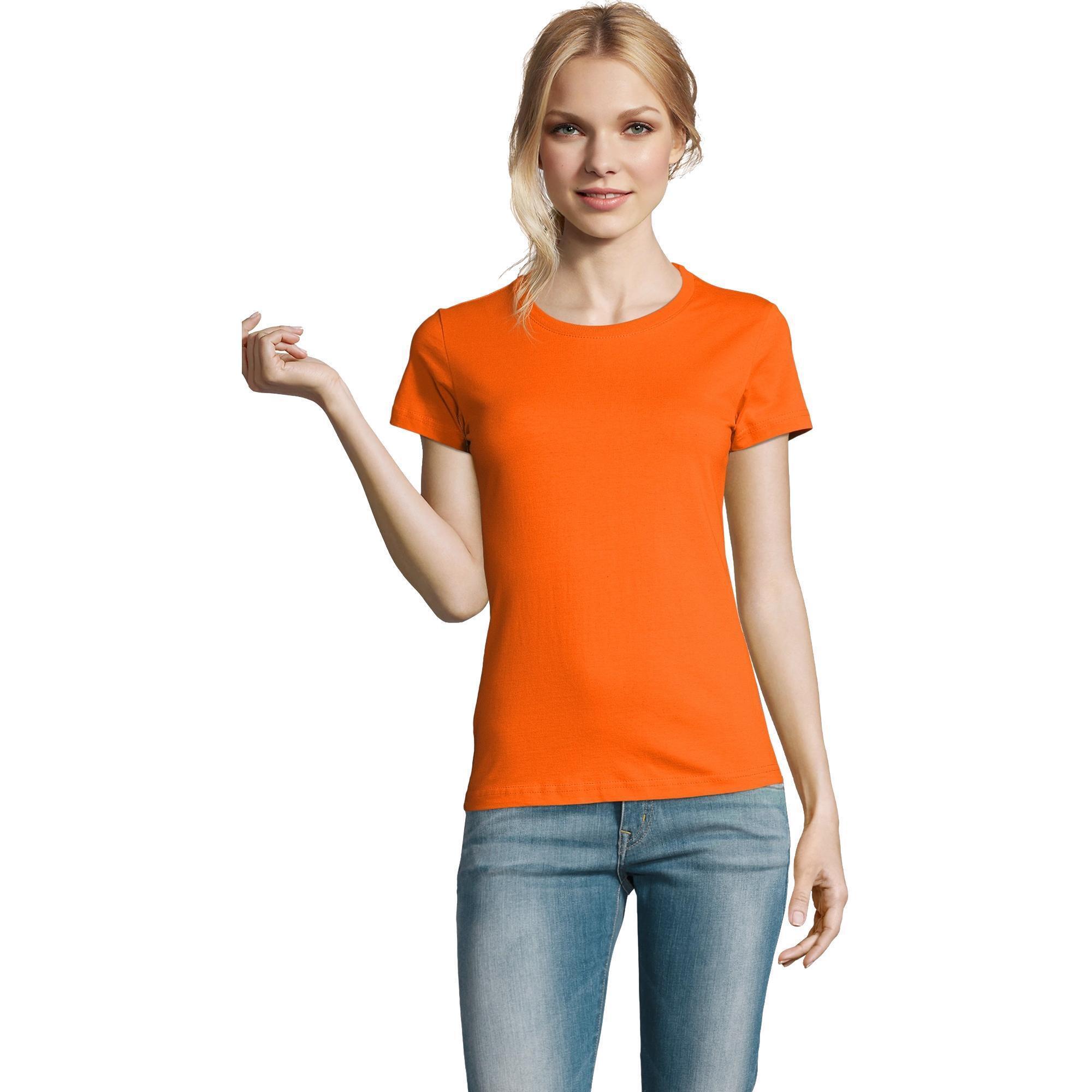 Футболка женская хлопковая Sol’s Imperial women 11502400 XXL оранжевый фото 1