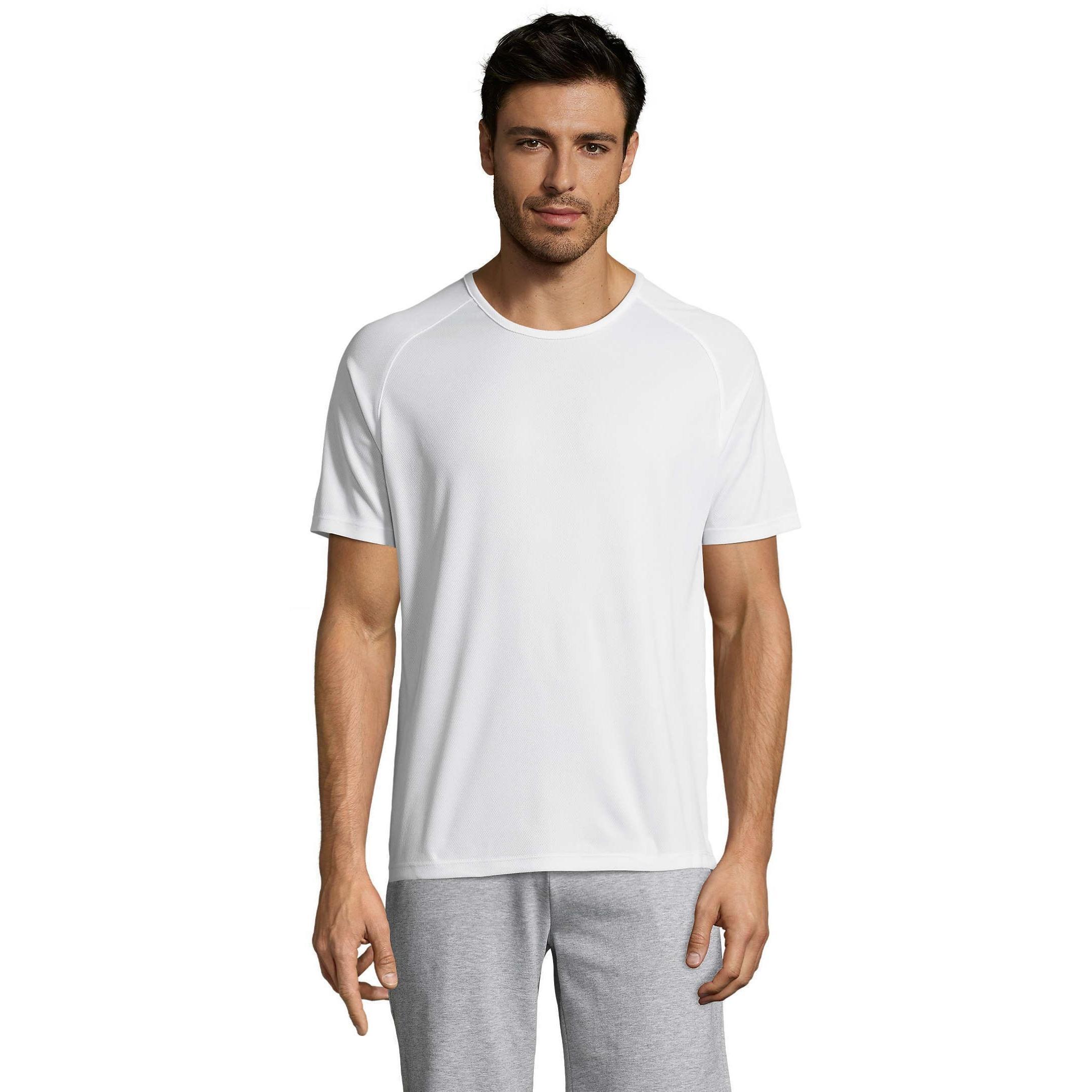 Футболка спортивная мужская Sol’s SPORTY 11939102 S белый фото 1
