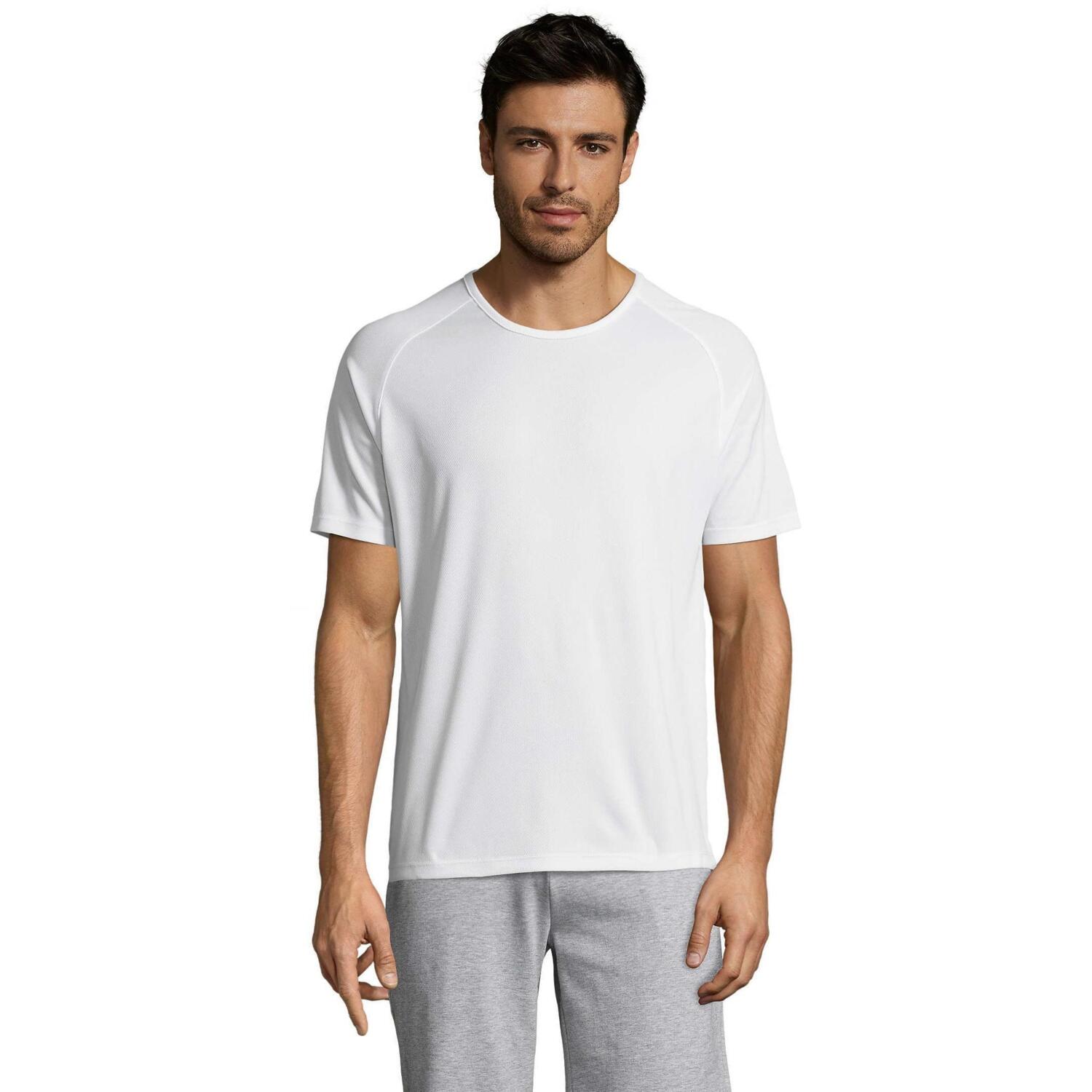 Футболка спортивная мужская Sol’s SPORTY 11939102 XXL белый