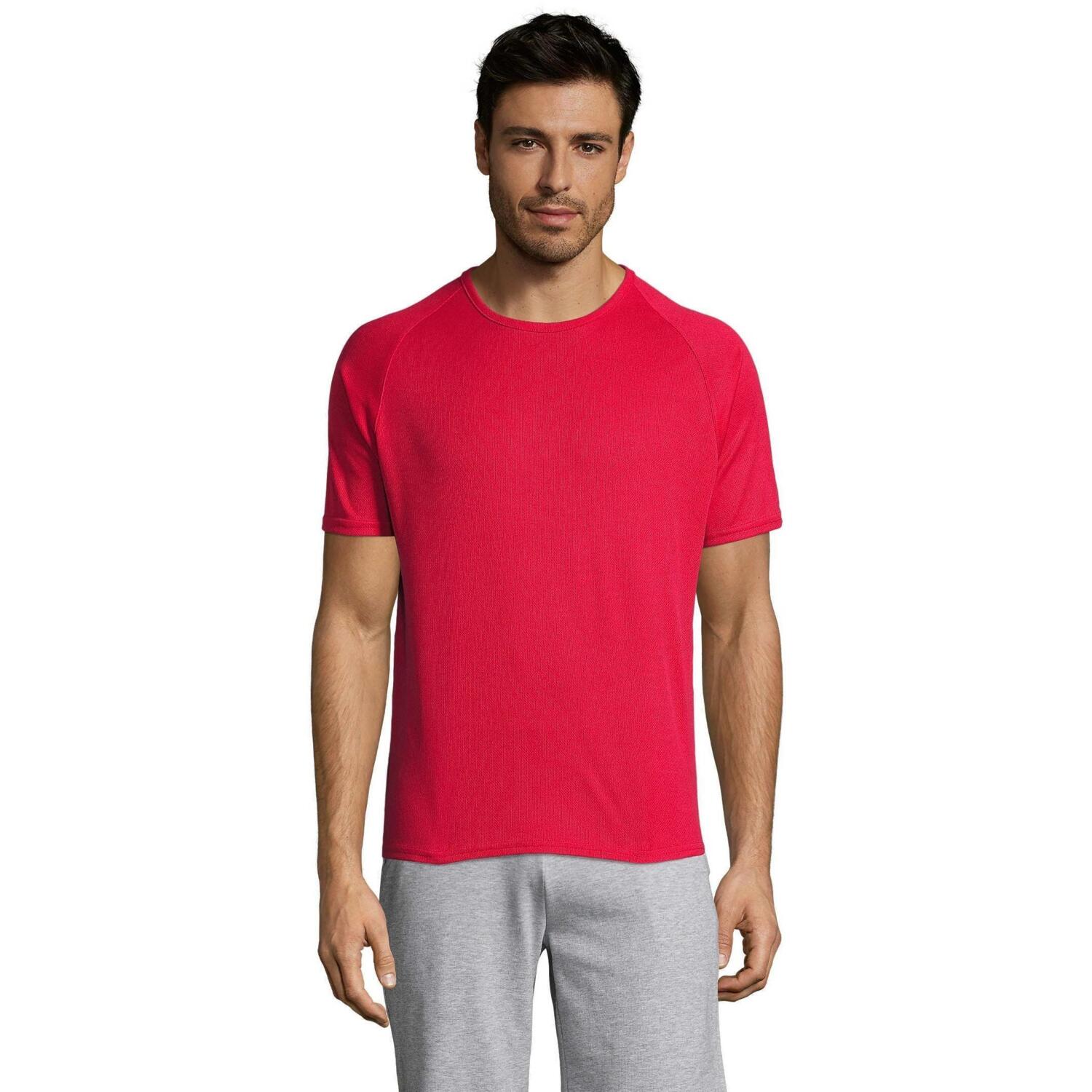 Футболка спортивная мужская Sol’s SPORTY 11939145 XXL красный