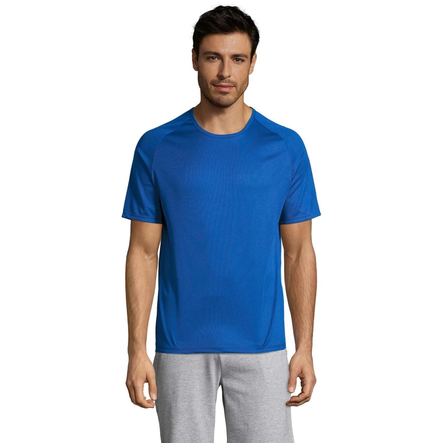 Футболка спортивная мужская Sol’s SPORTY 11939241 XXL ярко-синий