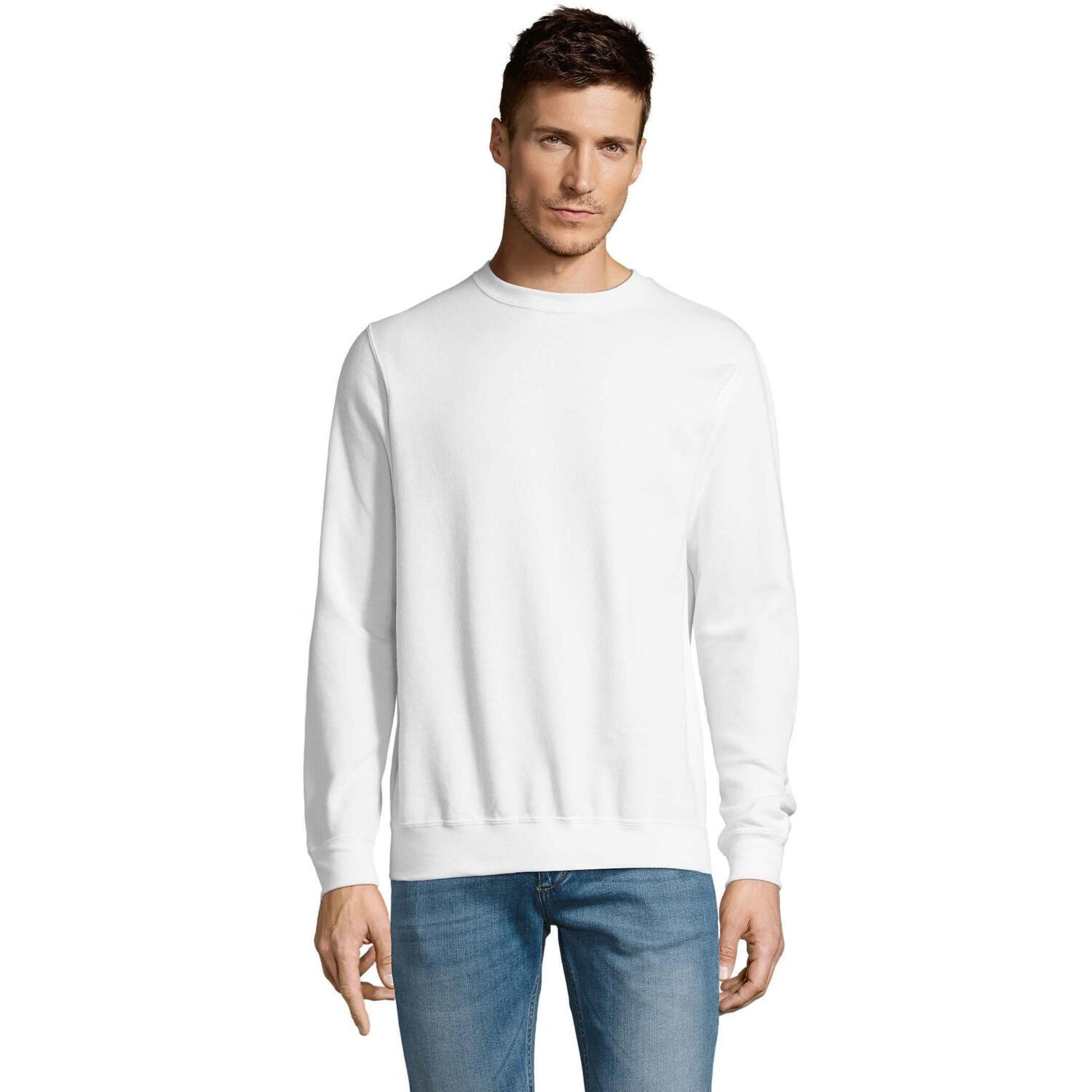 Свитшот мужской Sol’s NEW SUPREME 13250102 XL белый