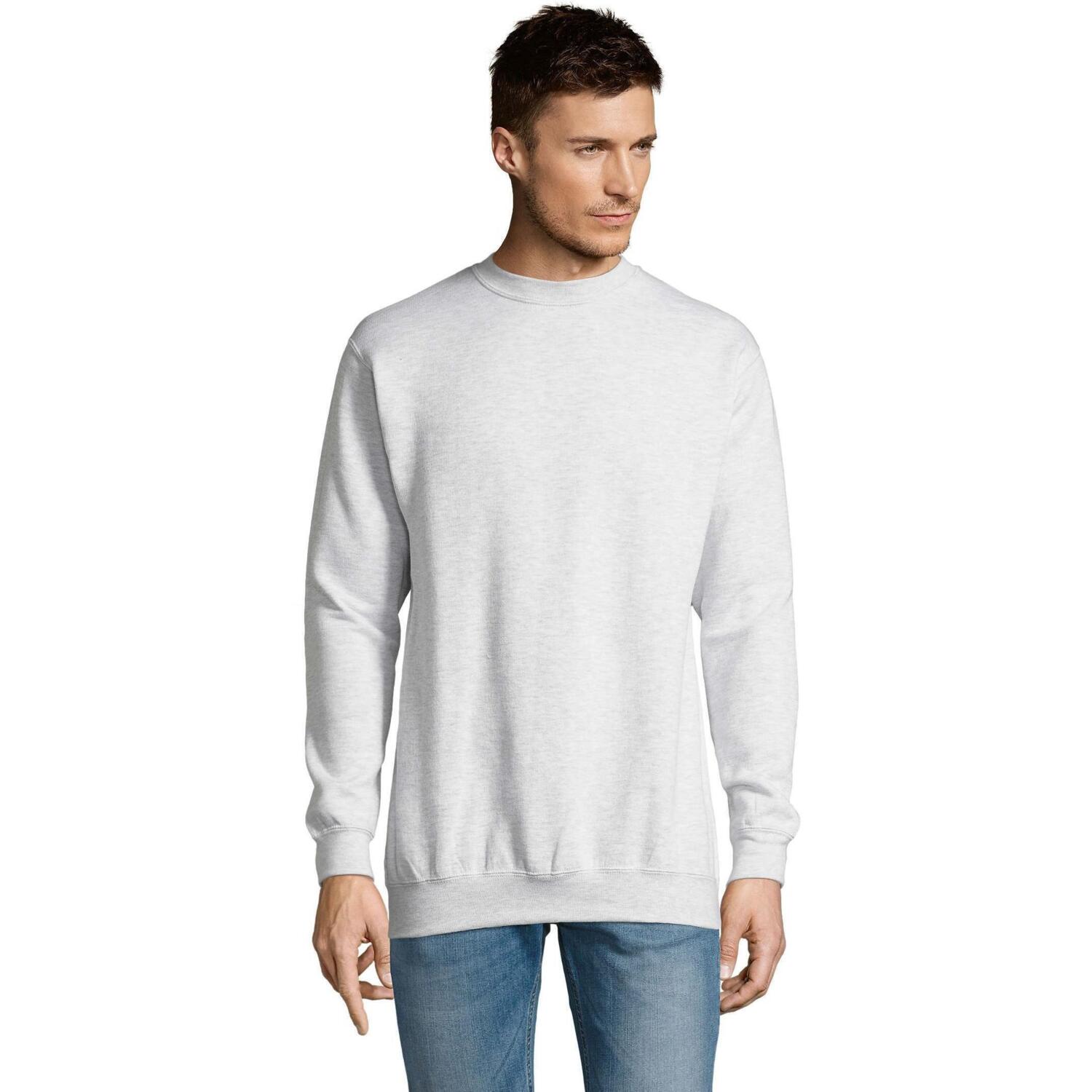 Свитшот мужской Sol’s NEW SUPREME 13250300 S светло-серый меланж