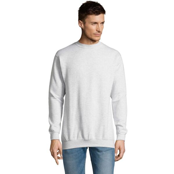 Світшот чоловічий Sol’s NEW SUPREME 13250300 XS світло-сірий меланжфото