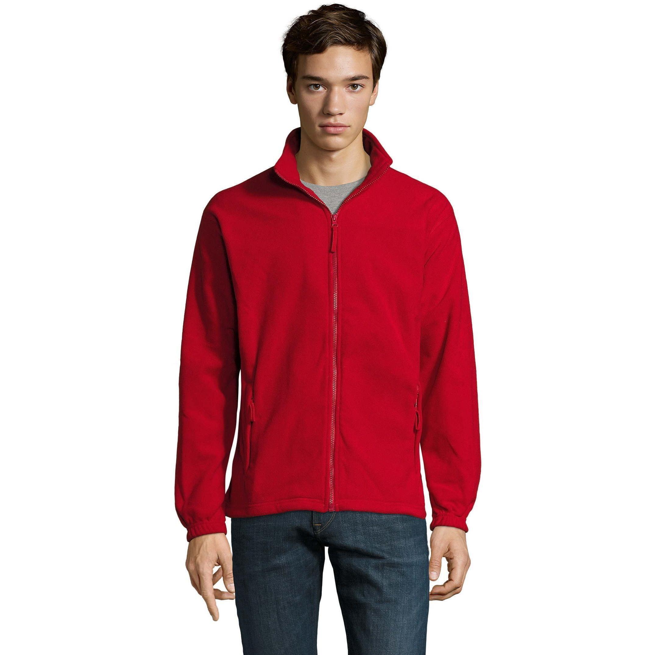 Флисовая кофта мужская Sol’s NORTH 55000145 S красный фото 1