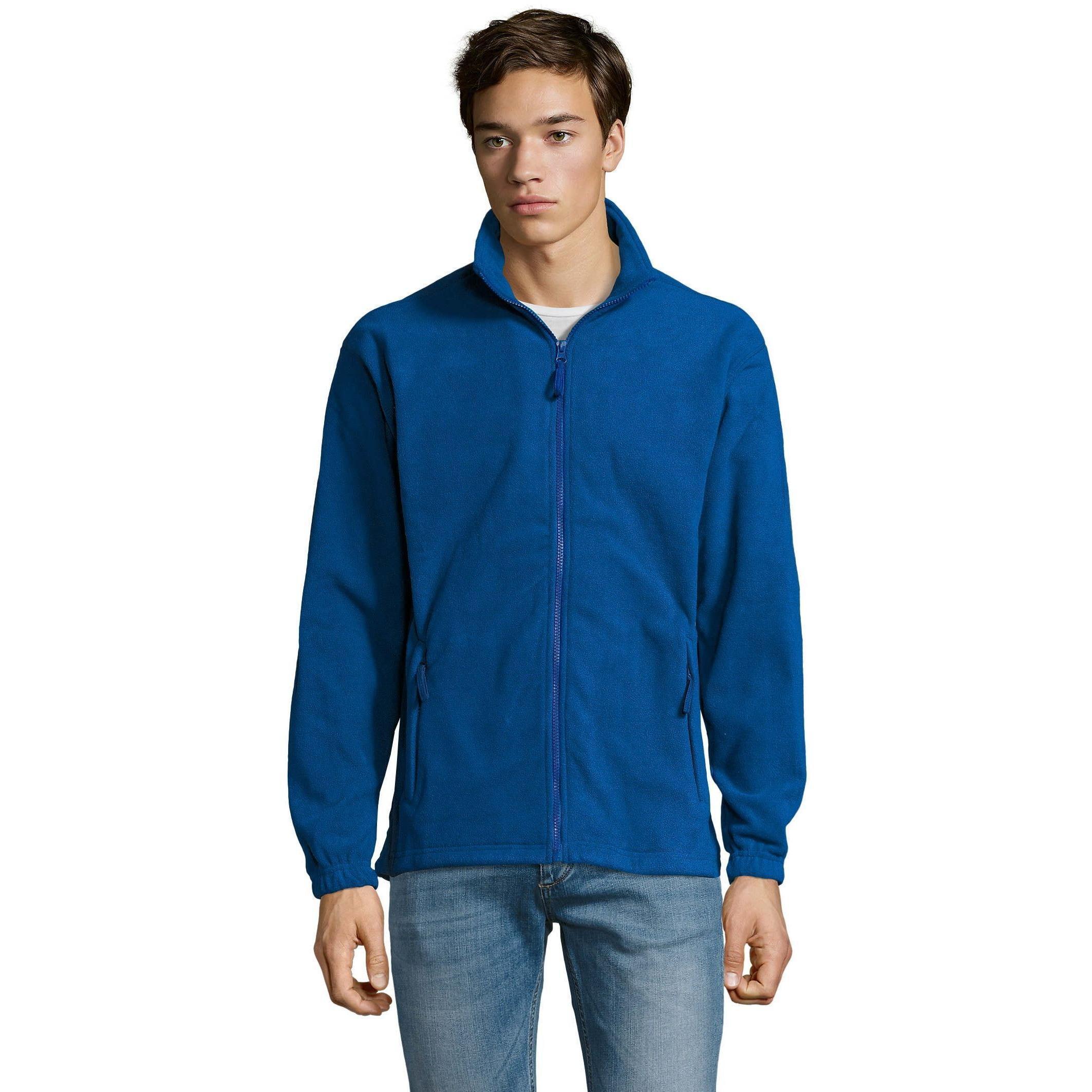Флісова кофта чоловіча Sol’s NORTH 55000241 XL яскраво-синійфото1