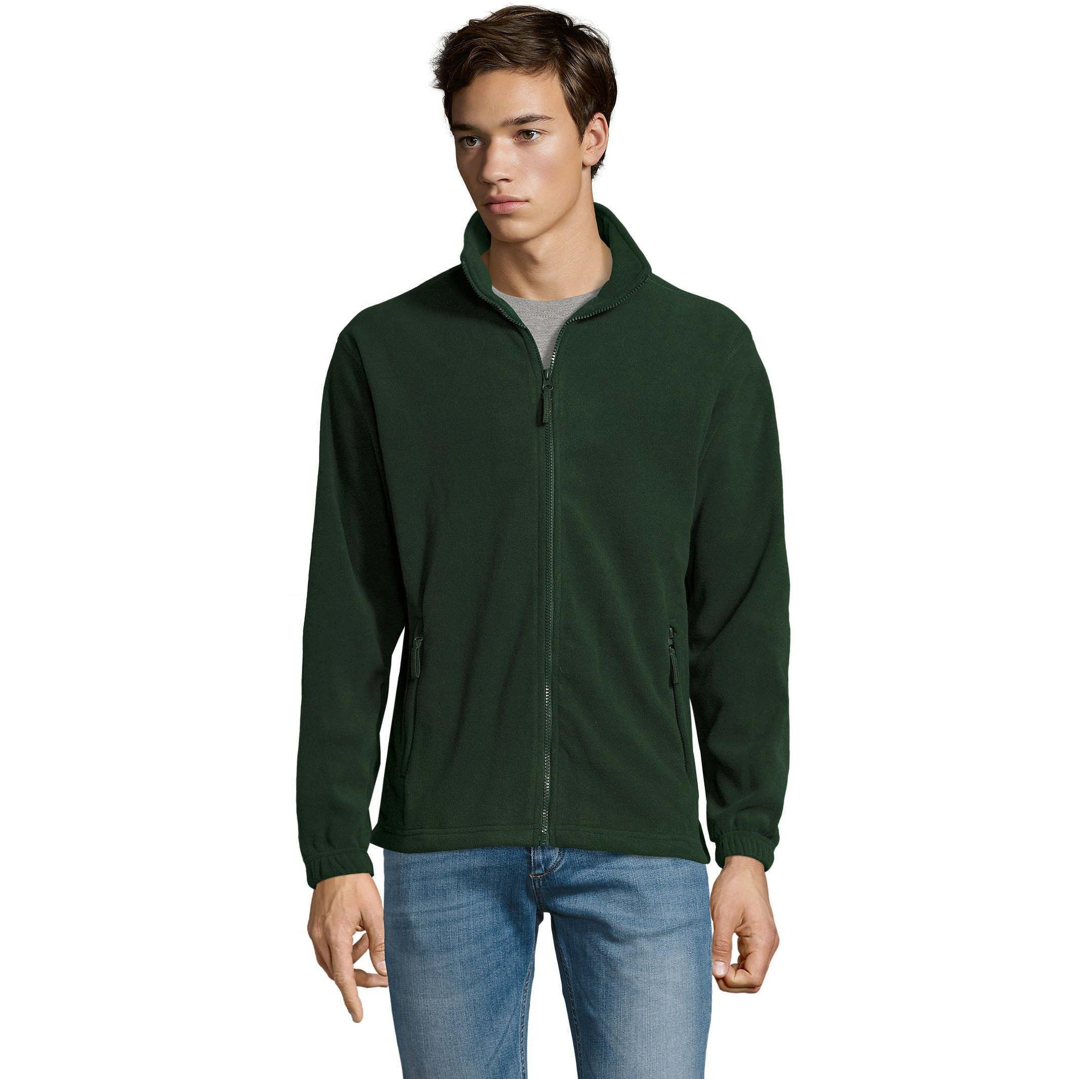 Флісова кофта чоловіча Sol’s NORTH 55000263 L лісова зеленьфото1