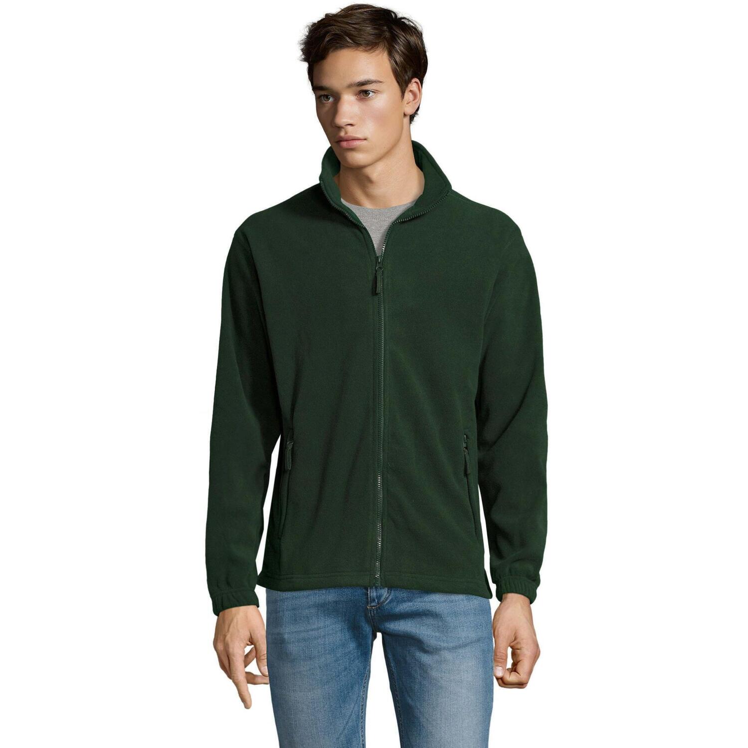 Флісова кофта чоловіча Sol’s NORTH 55000263 M лісова зелень