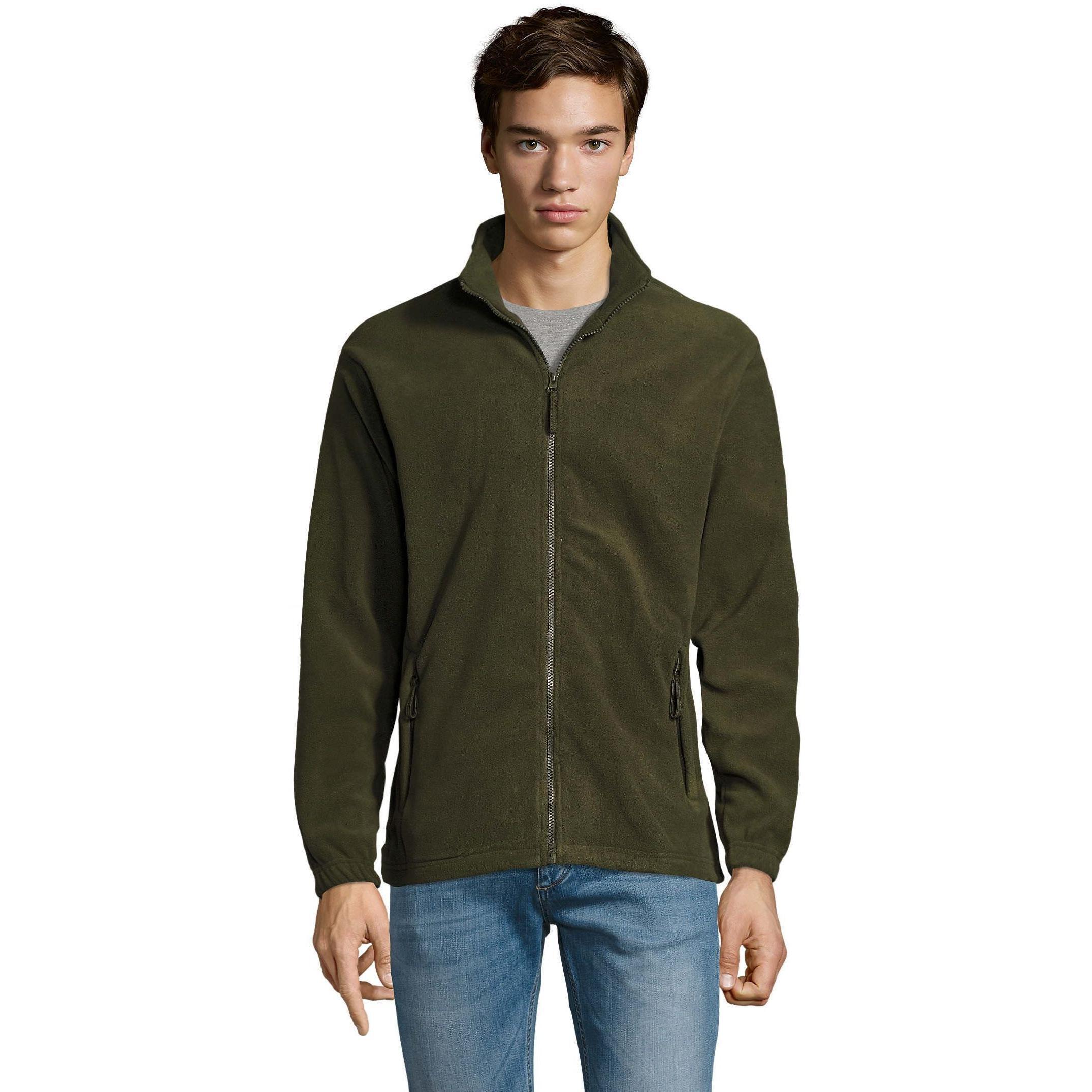 Флисовая кофта мужская Sol’s NORTH 55000269 XL армейский фото 1