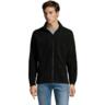 Флисовая кофта мужская Sol’s NORTH 55000312 XXL черный