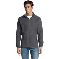 Флісова кофта чоловіча Sol’s NORTH 55000350 S сірий меланж