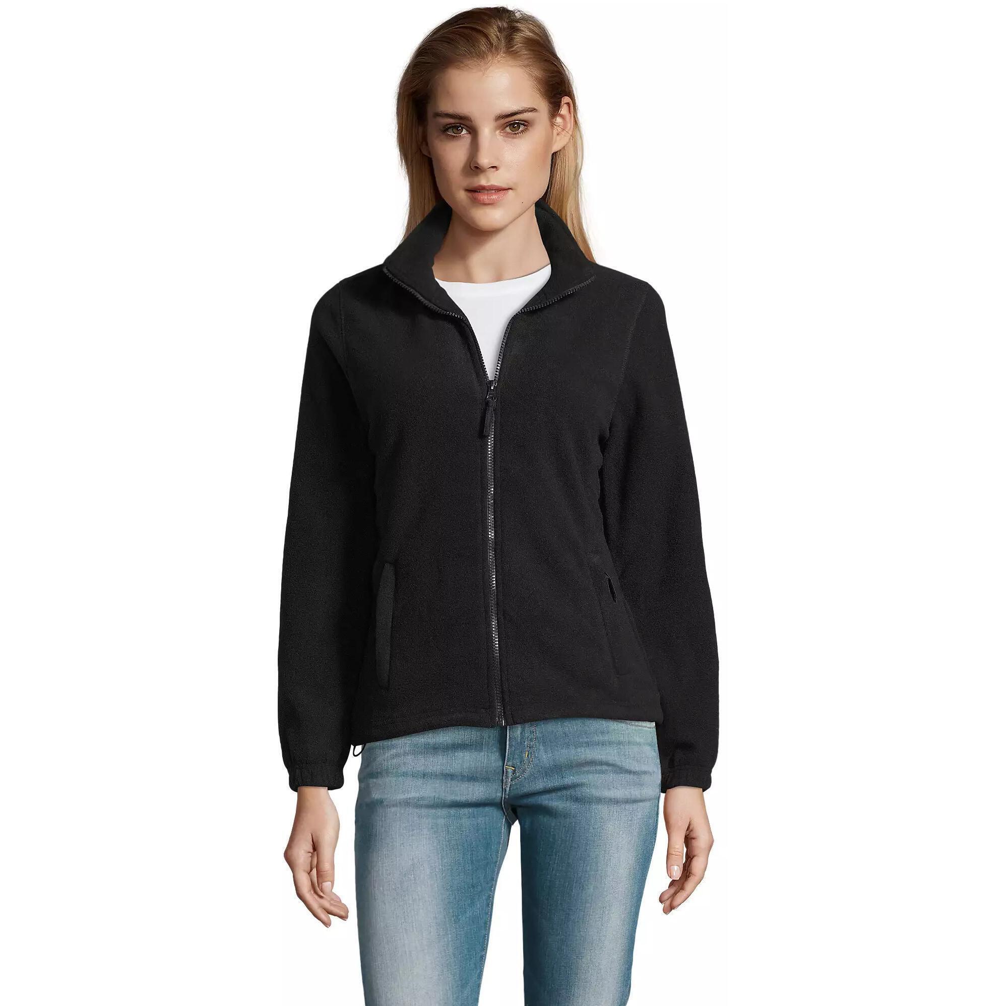 Флісова кофта жіноча Sol’s NORTH WOMEN 54500312 XL чорнийфото1