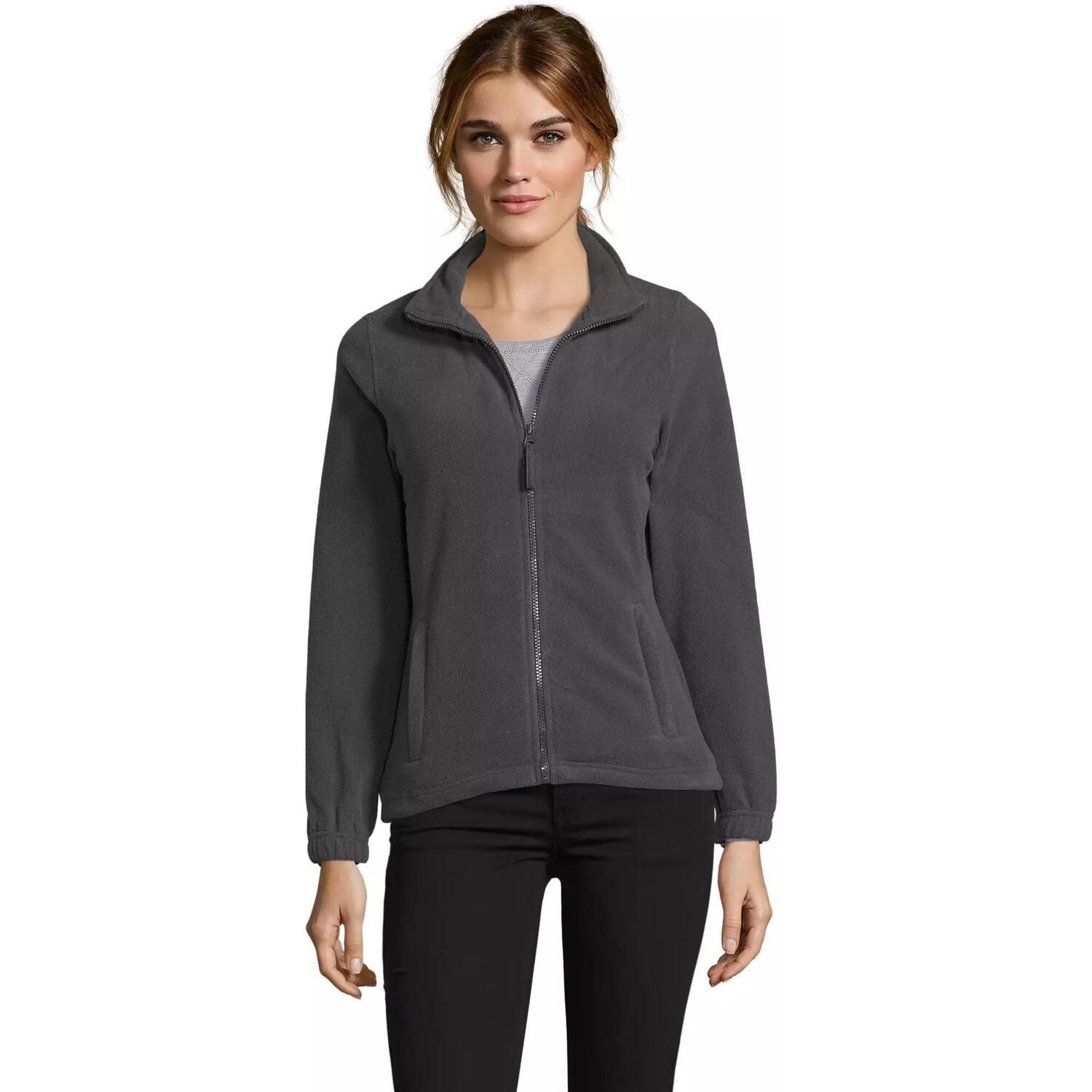 Флисовая женская кофта Sol’s NORTH WOMEN 54500370 L угольно-серый