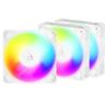 Набір із трьох вентиляторів для корпусу ARCTIC P12 Pro Reverse A-RGB White 3 Pack (ACFAN00334A)