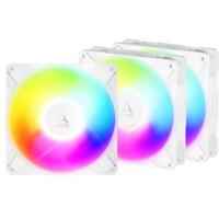 Набір із трьох вентиляторів для корпусу ARCTIC P14 PRO Pro Reverse A-RGB White 3 Pack (ACFAN00328A)