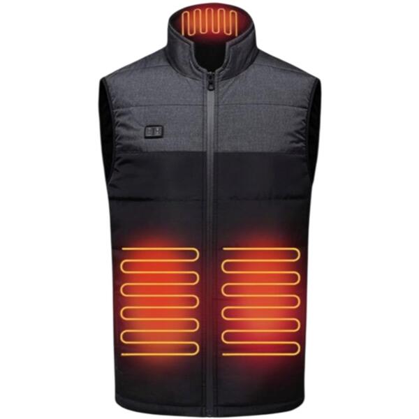 Жилет мужской Thermalli Chatel 10100505/01 M черный/серый фото