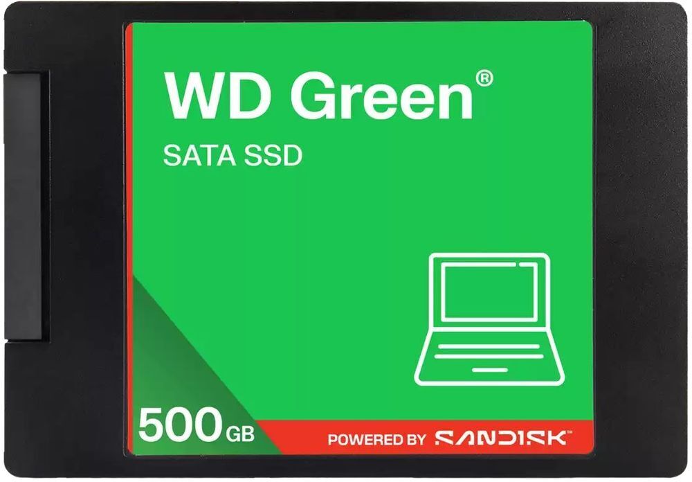 SSD накопитель WD 2.5" 500GB 545MB/S GREEN (WDS500G5G0A) фото 1